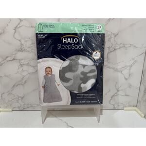 HALO Sleepsack 100% Cotton Wearable Blanket - Gray/White Cameo - New Sealed